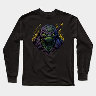 TURTLE NINJA COWABUNGA CYBERPUNK Long Sleeve T-Shirt